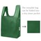 Wrapables JoliBag Nylon Reusable Grocery Bag, 2 Pack, Hunter Green